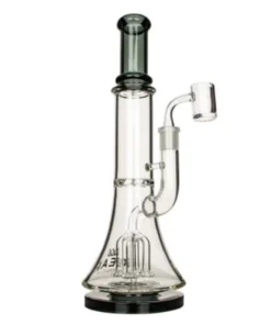12″ TALL SMOKE QUATRO CNCNTRAT RIG W/QAD PERC DFSR