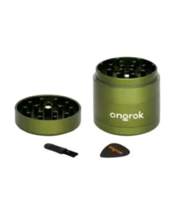 MINI (55MM) 4 PIECE EZ GRINDER – GREEN